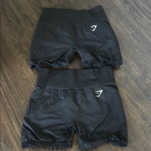 2 GYMSHARK EVERYDAY SEAMLESS SHORTS size S
